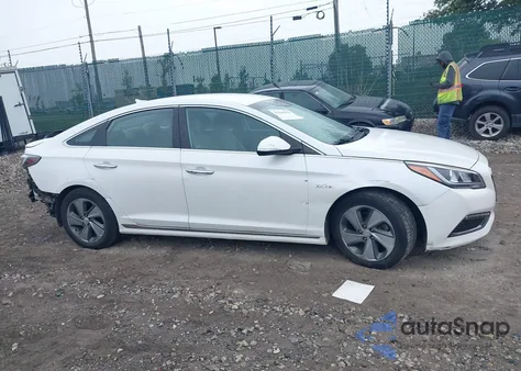 2016 Hyundai Sonata Plug-In Hybrid из США, поврежденный, VIN KMHE14L21GA022368